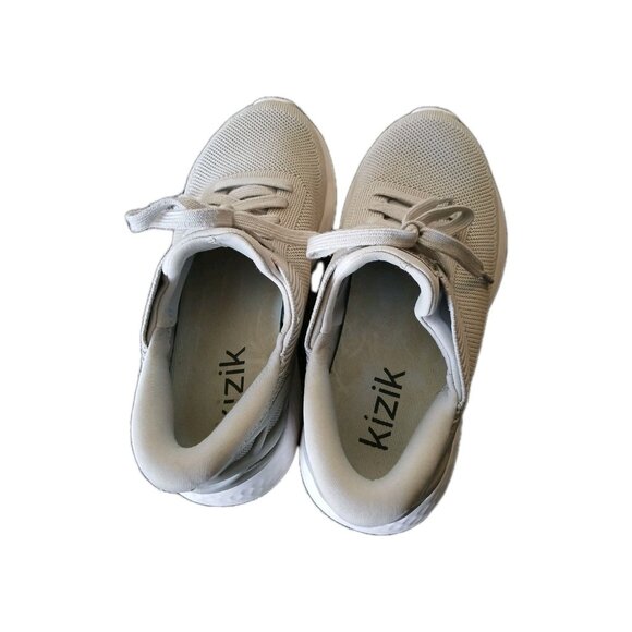 Kizik Athens Womens 7.5W Shoes Gray Knit Hands Free Slip-On Sneakers Walking - Picture 5 of 6